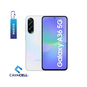 8+256GB – SAMSUNG A36 5G – DUAL SIM – BLANCO ASOMBROSO