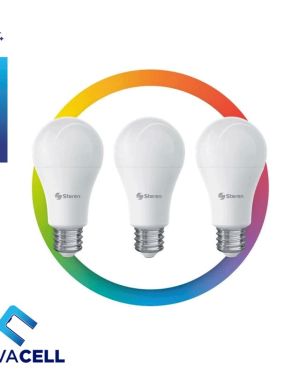 3 FOCOS RGB WIFI STEREN DE 10W – SHOME-120/3