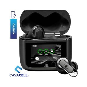 AUDIFONOS JBL TOUR PRO 3 – NEGRO (LLAMADAS PERFECTAS + CANCELACION DE RUIDO + AUDIO ESPACIAL 360 + PANTALLA)