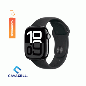 42MM-APPLE WATCH-SERIE 10-GPS CAJA NEGRO  – (A)(CORREA ORG)