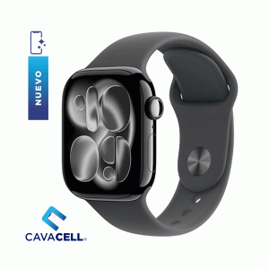 42MM-APPLE WATCH-SERIE 11-GPS+CEL CAJA JET BLACK / CORREA NEGRO