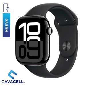 46MM-APPLE WATCH-SERIE 10-GPS+CELL CAJA JET BLACK / CORREA NEGRO ESPACIAL