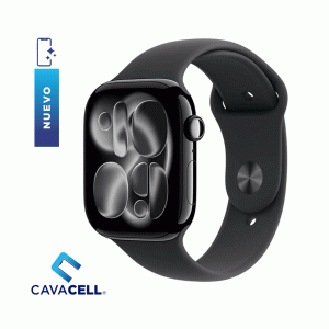 46MM-APPLE WATCH-SERIE 11-GPS CAJA GRIS ESPACIAL / CORREA NEGRO ESPACIAL