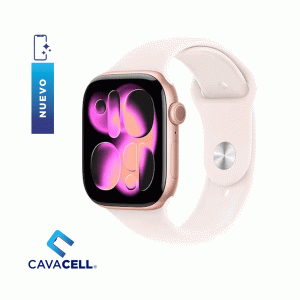46MM-APPLE WATCH-SERIE 11-GPS CAJA ROSA ORO / CORREA NUDE