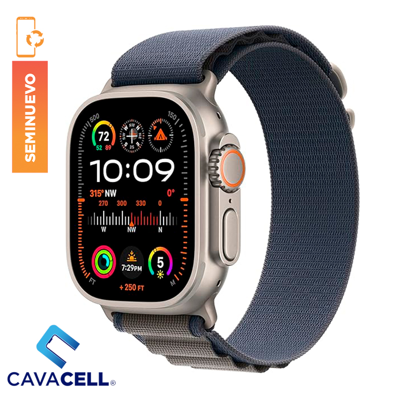 49MM-APPLE WATCH ULTRA 2 -GPS+CELL CAJA TITANIO GRIS – (A)