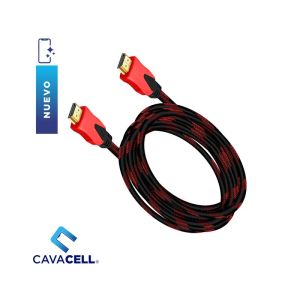 CABLE HDMI ROJO 3 METROS