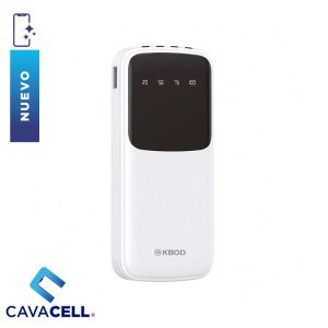 BATERIA KBOD 10,000 mAh USB-C + IP + V8-POW 11023-BLANCO