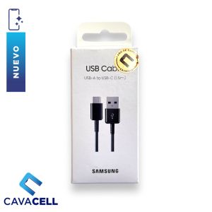 CABLE 1.5M  USB-A – USB-C SAM-NEGRO ORG