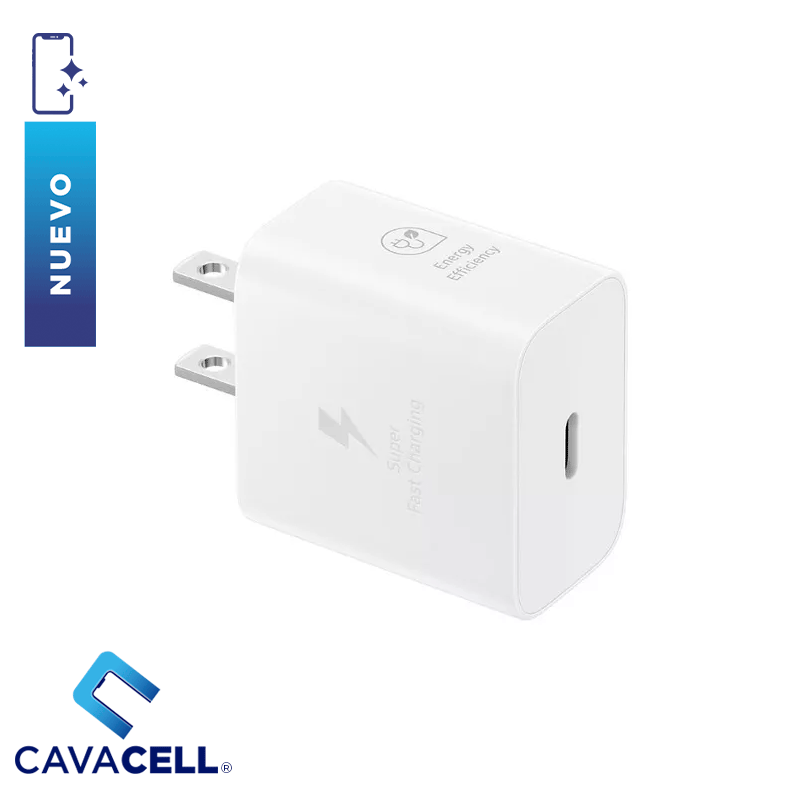 CUBO USB-C 25W SAM-BLANCO ORG