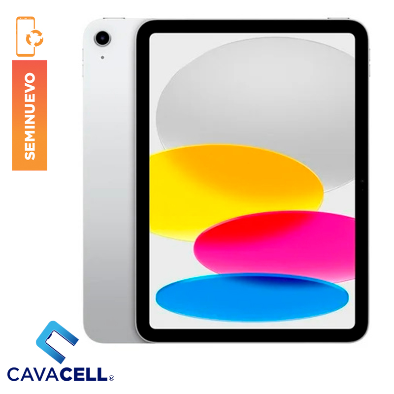 64GB-IPAD 10TH GENERACION WIFI-PLATA- (A+)(CABLE Y CUBO ORG)