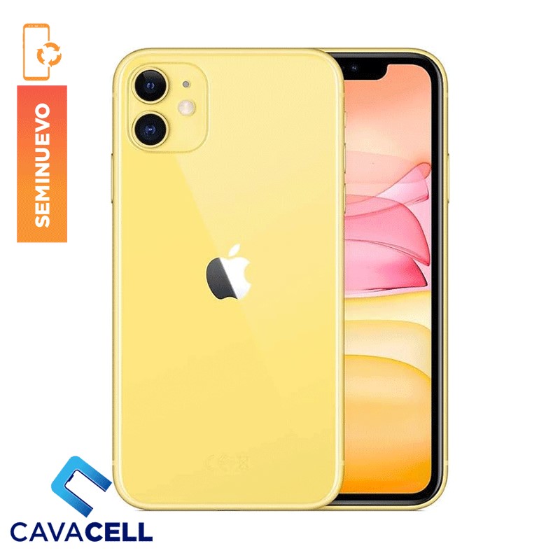 64GB-BT=82%-IPHONE 11 – AMARILLO – (A)