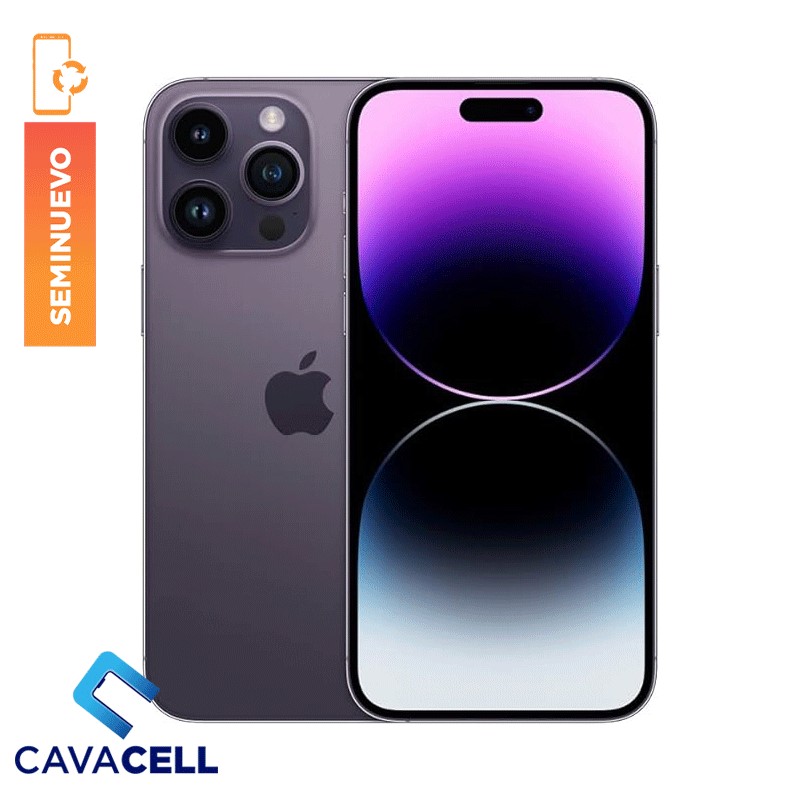 128GB-BT=91%-IPHONE 14 PRO-PURPURA-(B+)(SIM FISICO)