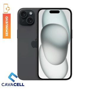 128GB – BT=84% – IPHONE 15 – NEGRO – (A) (E-SIM)