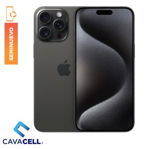 128GB – BT=89% – IPHONE 15 PRO – TITANIO NEGRO – (A) (SIM FISICO)