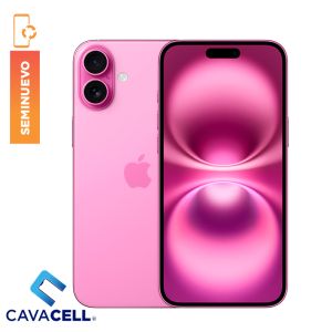 128GB – BT=90% – IPHONE 16 – ROSA – (A+)(SIM FISICO)(CABLE ORG)