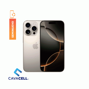 128GB – BT=88% – IPHONE 16 PRO – TITANIO NATURAL – (A+)(SIM FISICO)