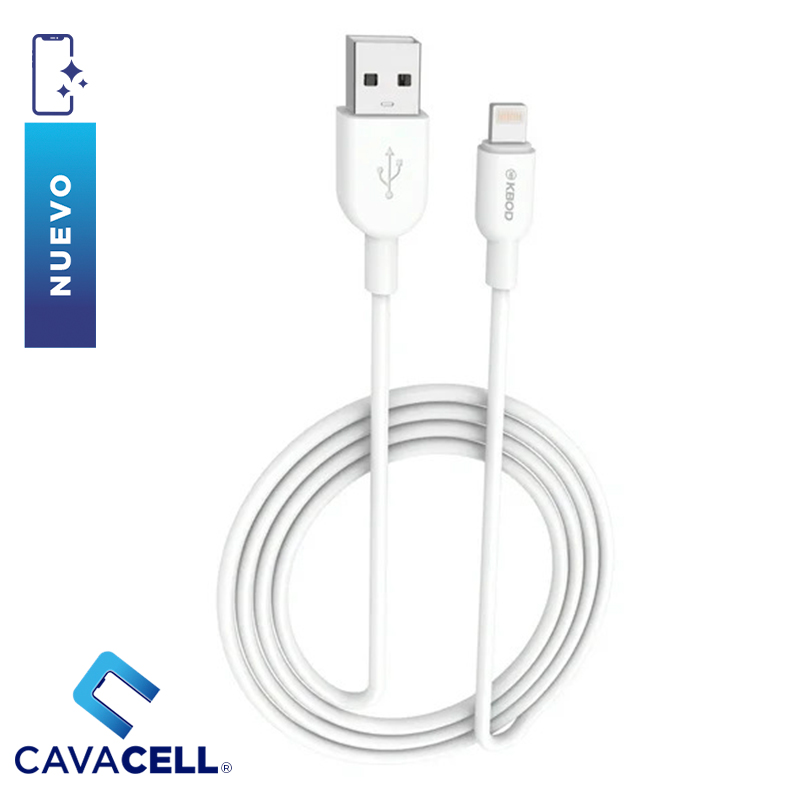 KBOD-CABLE-USB-A-LIGHTNING-10W-2M-BLANCO-NUEVO