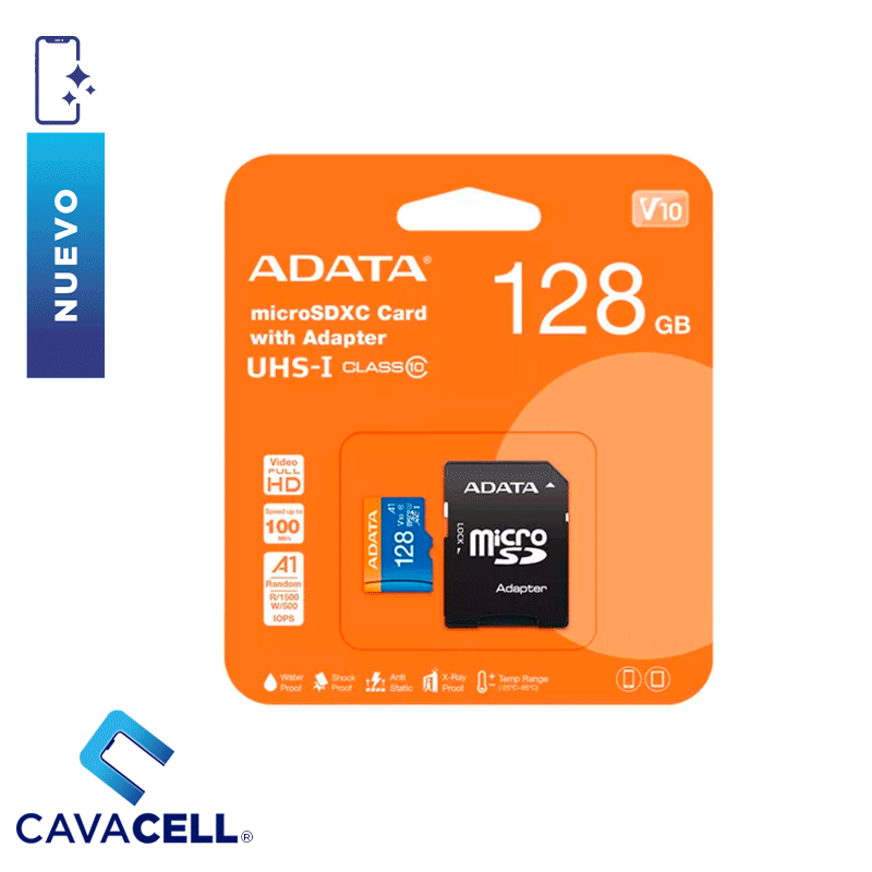 MICRO SD ADATA-CLASE 10-128GB