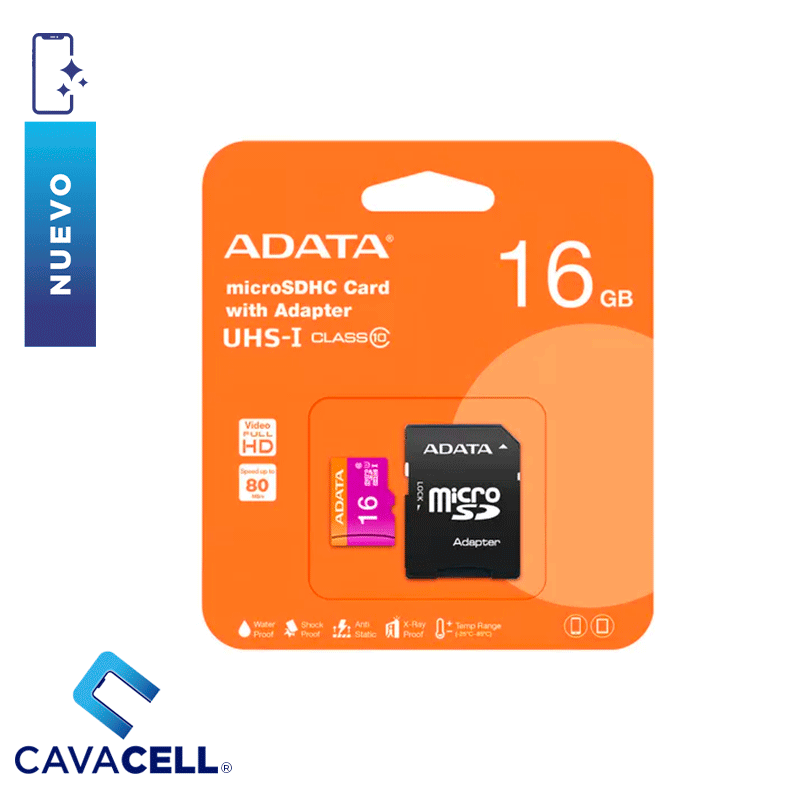 MICRO SD ADATA-CLASE 10-16GB