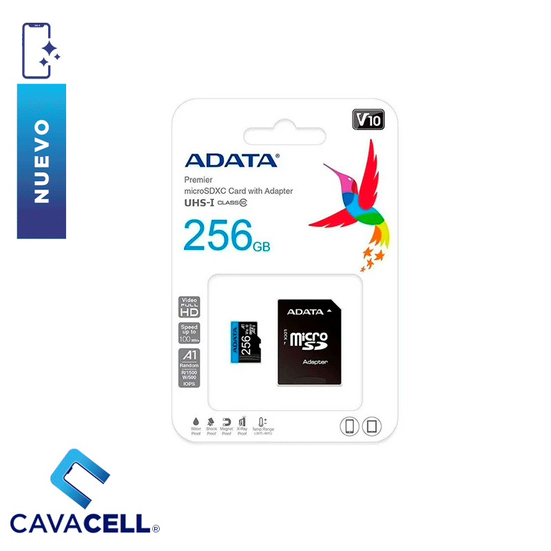 MICRO SD ADATA-CLASE 10-256GB