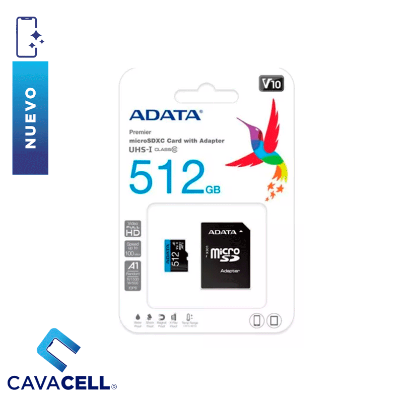 MICRO SD ADATA-CLASE 10-512GB