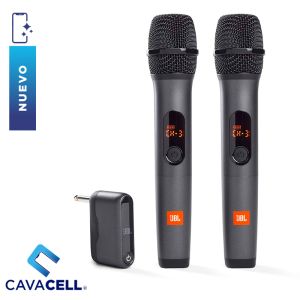 MICROFONO JBL PARTYBOX WIRELESS MIC – NEGROS (JUEGO DE 2 MICROFONOS PARA BOCINAS GRANDES)