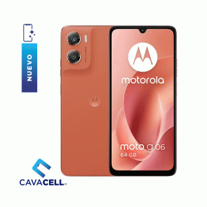 4+64GB – MOTOROLA G06 – DUAL SIM – NARANJA