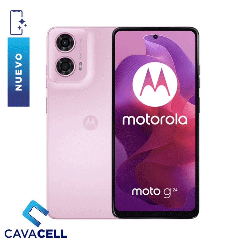 8+128GB – MOTOROLA G24 – DUAL SIM – ROSA LAVANDA