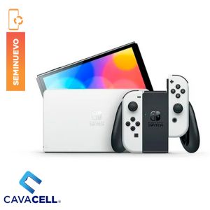 NINTENDO SWITCH OLED – BLANCO-(A+)(ACCESORIOS ORG)