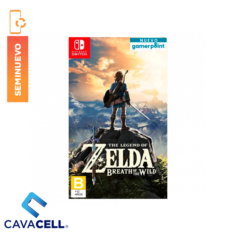 VIDEOJUEGO BREATH OF THE WILD-NINTENDO SWITCH -(A+)