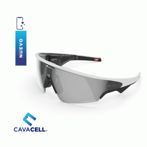 OAKLEY META VANGUARD – MARCO BLANCO – LENTE PRIZM BLACK – TALLA 52 (TAMAÑO MEDIO)