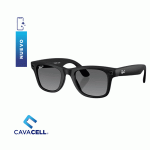 RAYBAN META WAYFARER GEN 2 – MARCO NEGRO MATE – LENTES POLARIZADOS GRAFITO – TALLA 50 (TAMAÑO CHICO)