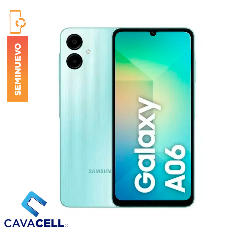 4+64GB-SAMSUNG A06-DUAL SIM-VERDE LIGERO-(A+)(CABLE ORG)