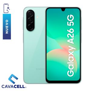 6+128GB – SAMSUNG A26 5G – DUAL SIM – VERDE MENTA
