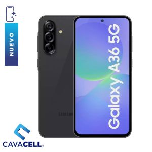 6+128GB – SAMSUNG A36 5G – NEGRO ASOMBROSO