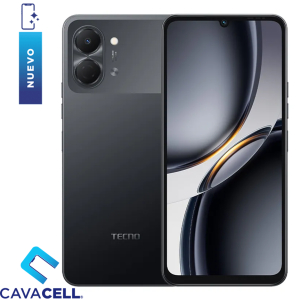 4+64GB-TECNO SPARK GO3 -DUAL SIM-TINTA NEGRA
